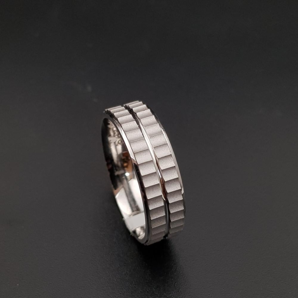 دبلة فضة رجالية كلاسيك عيار 925