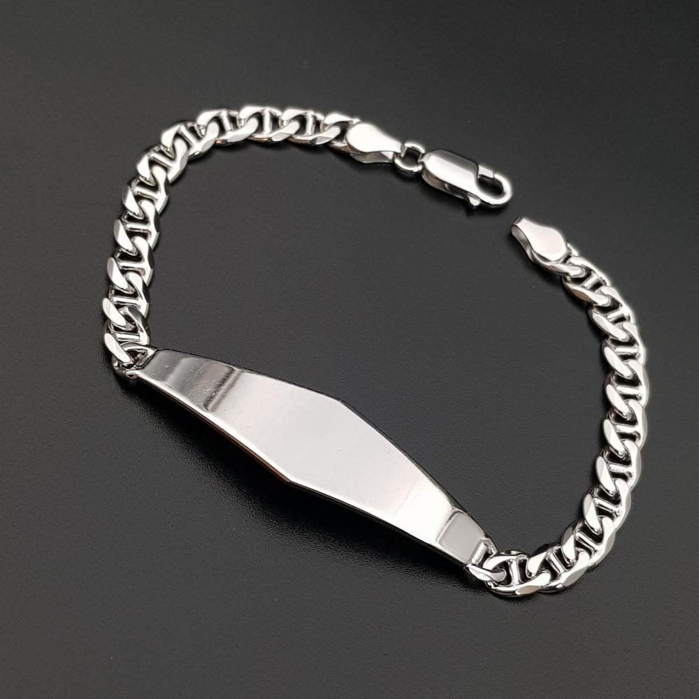 اسورة بلاك جنزير ايطالي فضة عيار 925