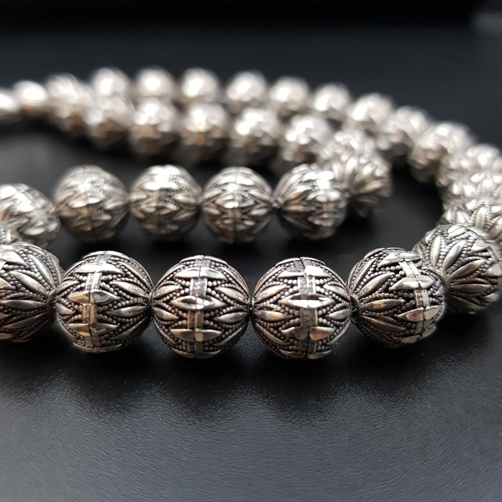 سبحة فضة خالصة عيار 925