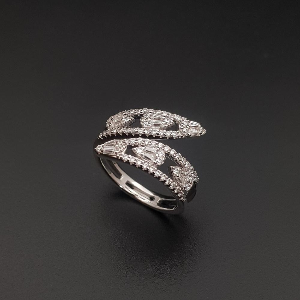 خاتم زركون سوبر فضة عيار 925