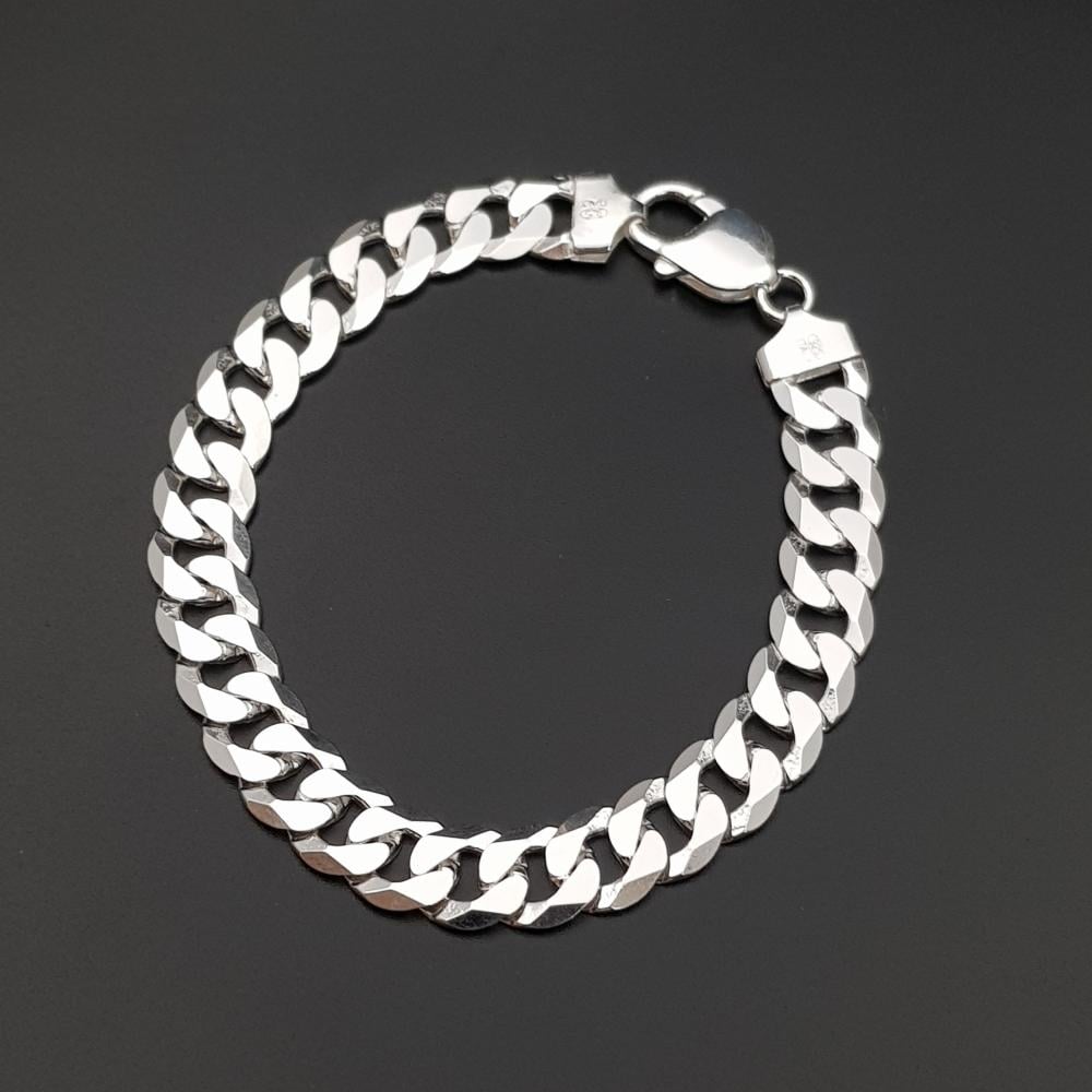 اسورة جنزير ايطالي فضة عيار 925