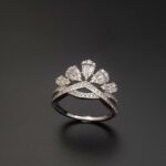 خاتم التاج سوبر زركون فضة عيار 925