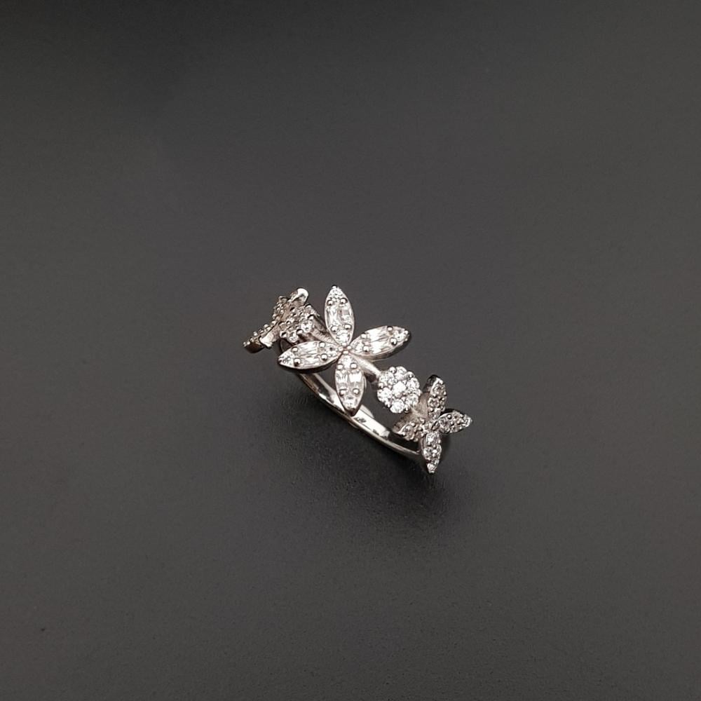 خاتم زركون سوبر فضة عيار 925