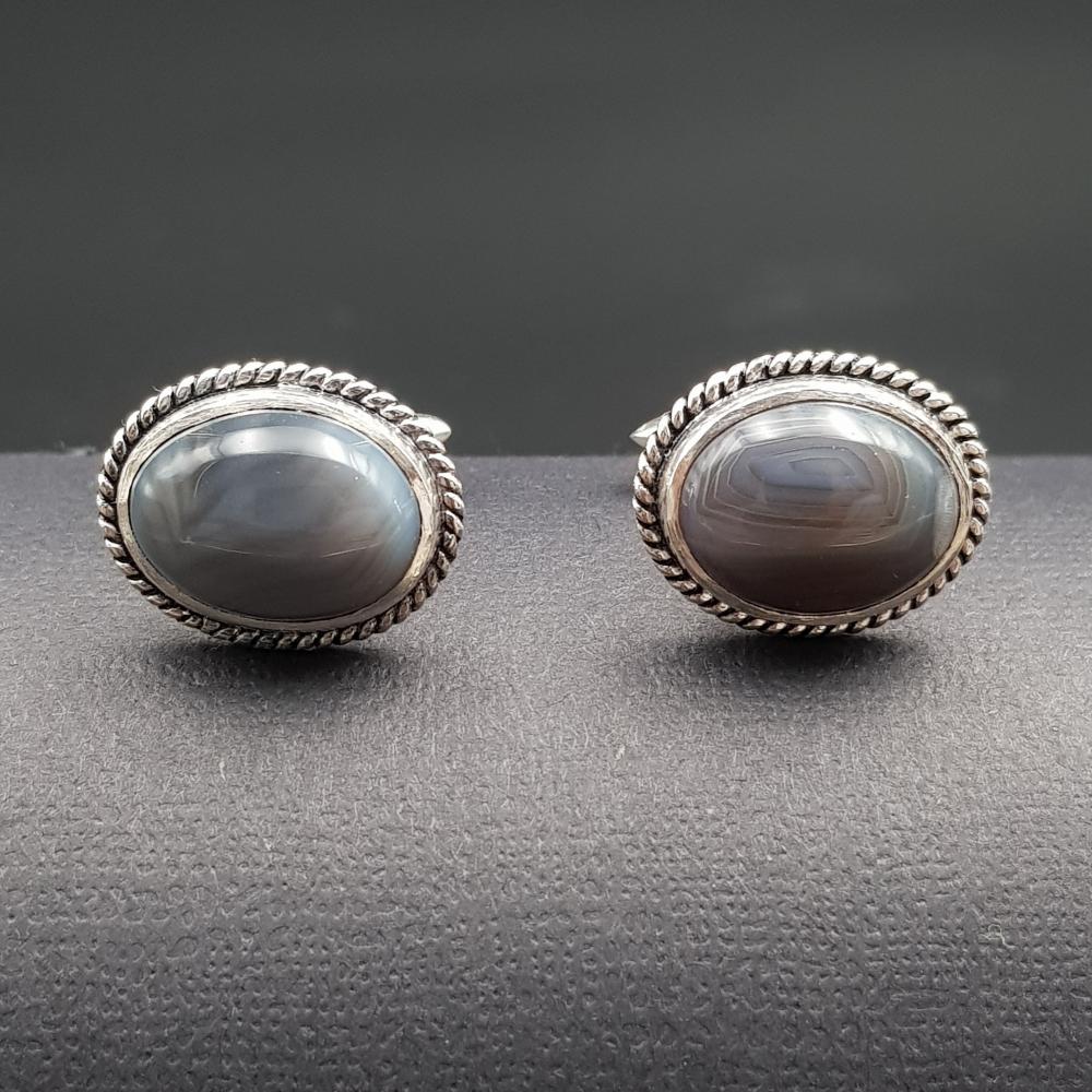 كبك عقيق يماني فضة 925