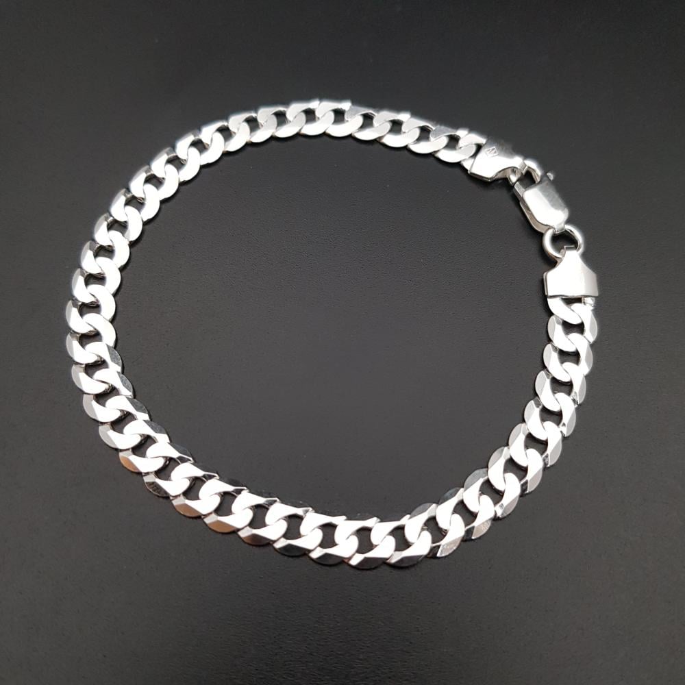 اسورة جنزير ايطالي فضة عيار 925