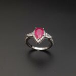 خاتم زركون سوبر فضة عيار 925