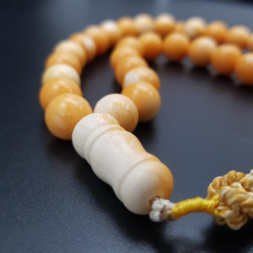 سبحة تراب كهرمان الماني فواح