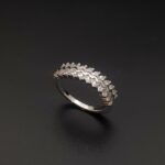 خاتم زركون سوبر فضة عيار 925