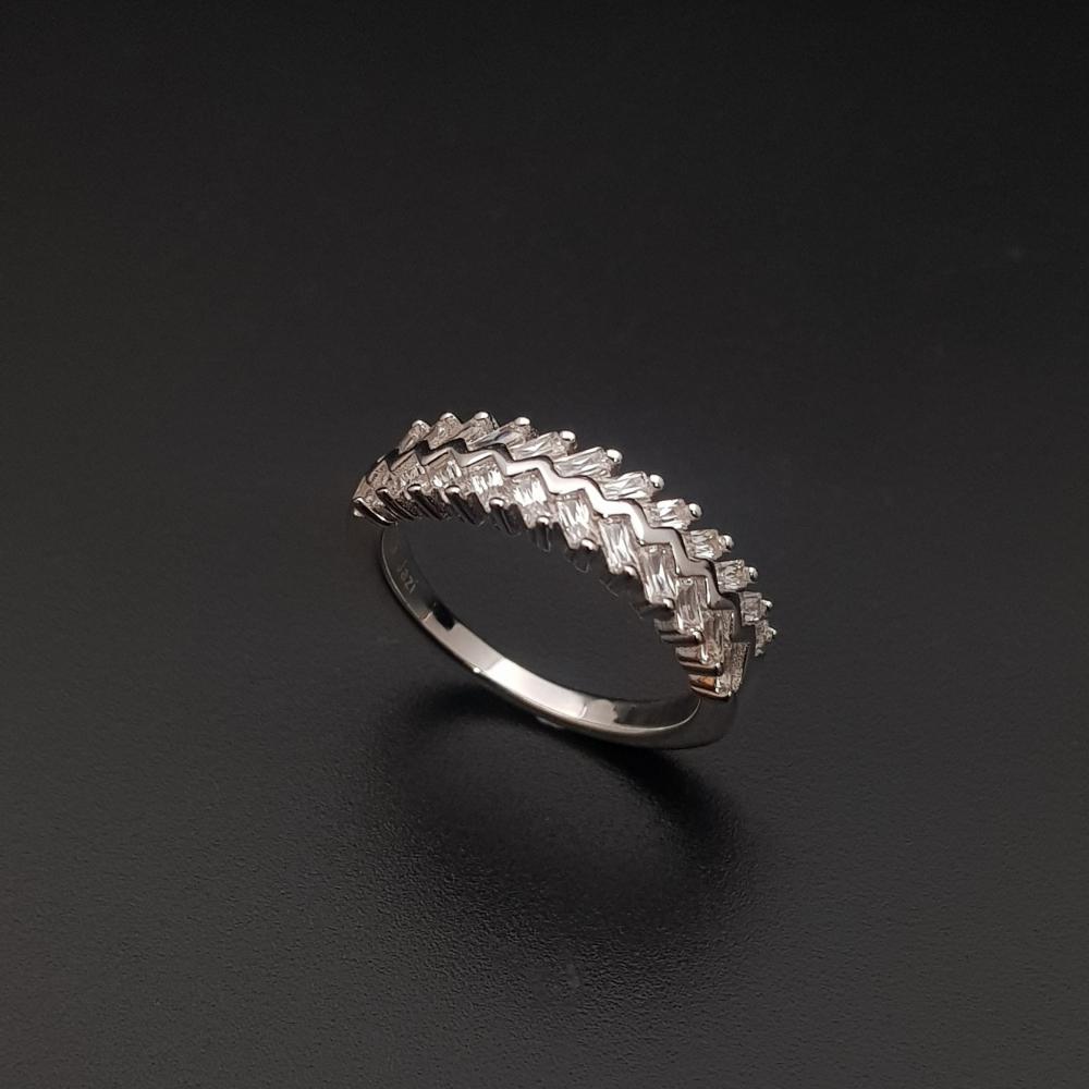 خاتم زركون سوبر فضة عيار 925