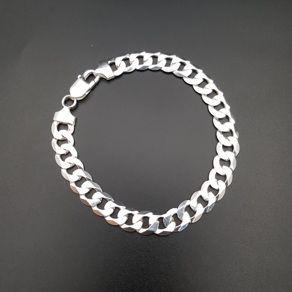 اسورة جنزير ايطالي فضة عيار 925