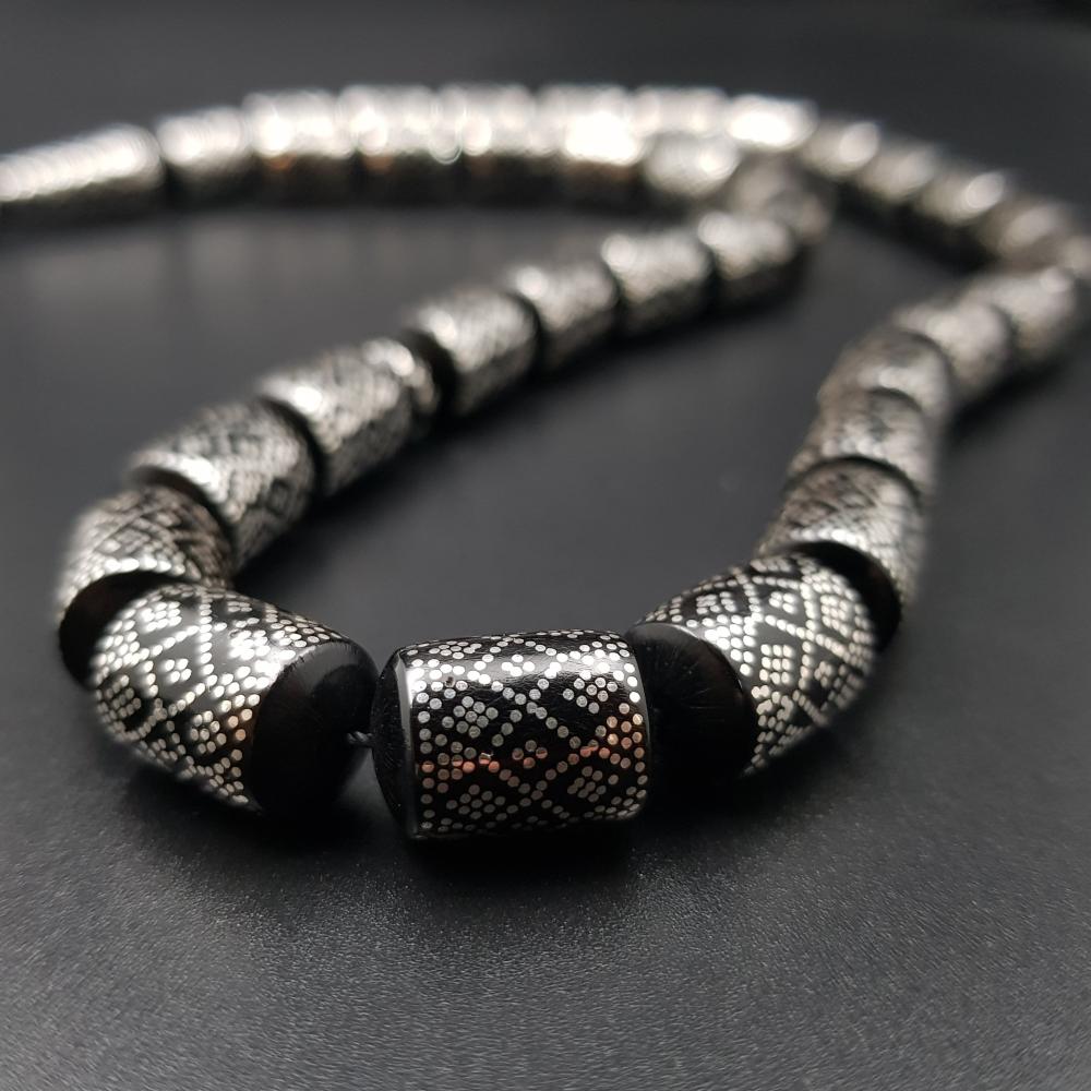 سبحة يسر مع الفضة